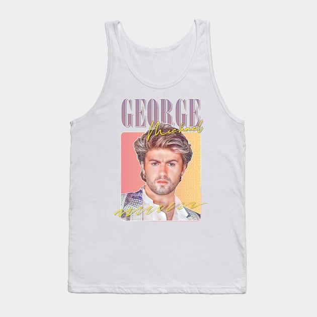 George Michael -- 80s Styled Aesthetic Design Tank Top by DankFutura